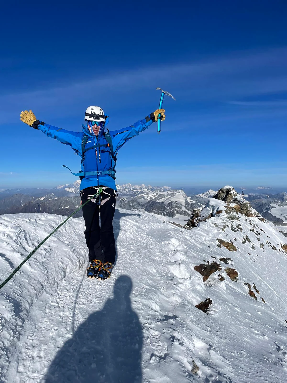 Remo Tenisch bei der Matterhorn-Besteigung 2025